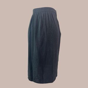 Vintage midi silk slip skirt